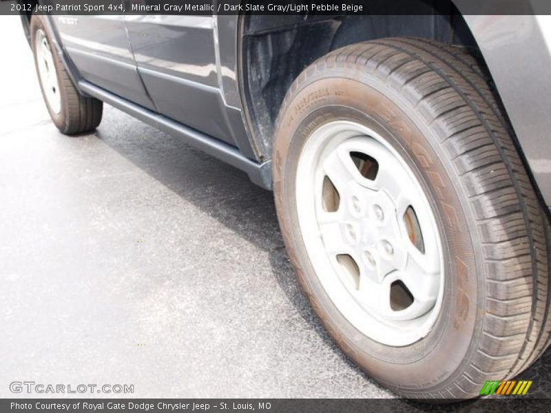 Mineral Gray Metallic / Dark Slate Gray/Light Pebble Beige 2012 Jeep Patriot Sport 4x4