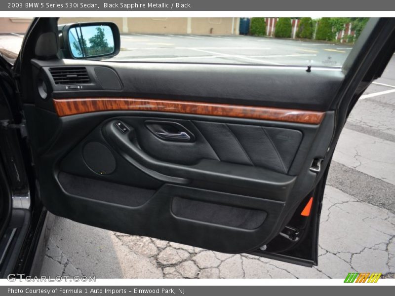 Black Sapphire Metallic / Black 2003 BMW 5 Series 530i Sedan