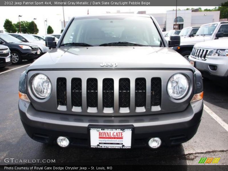 Mineral Gray Metallic / Dark Slate Gray/Light Pebble Beige 2012 Jeep Patriot Sport 4x4