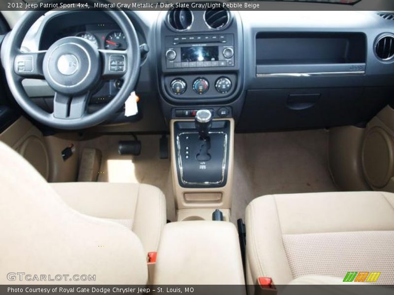 Mineral Gray Metallic / Dark Slate Gray/Light Pebble Beige 2012 Jeep Patriot Sport 4x4