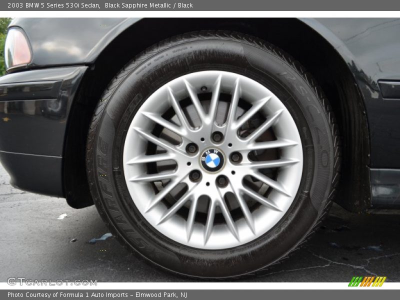 Black Sapphire Metallic / Black 2003 BMW 5 Series 530i Sedan
