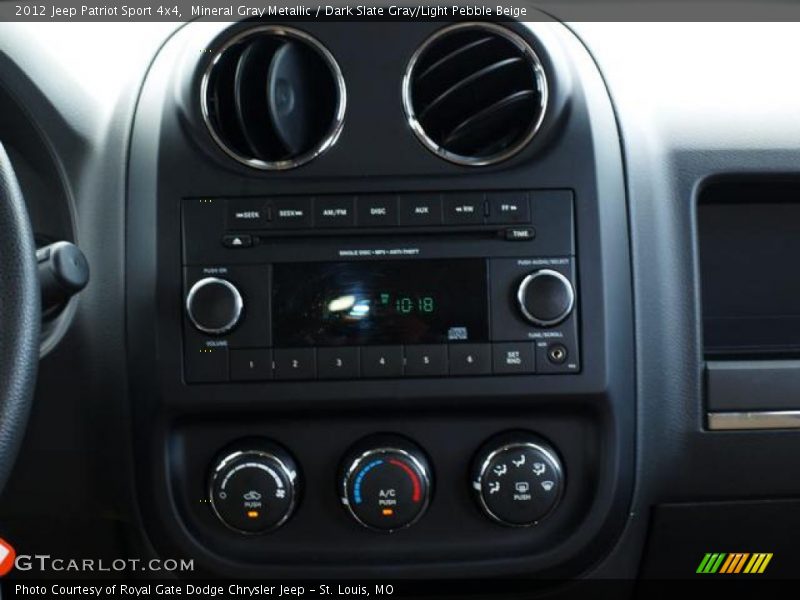 Mineral Gray Metallic / Dark Slate Gray/Light Pebble Beige 2012 Jeep Patriot Sport 4x4
