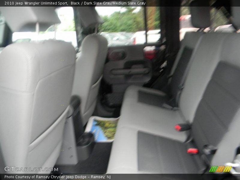 Black / Dark Slate Gray/Medium Slate Gray 2010 Jeep Wrangler Unlimited Sport