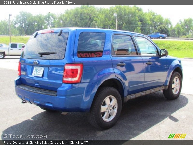 Blue Flame Metallic / Stone 2011 Ford Escape XLS