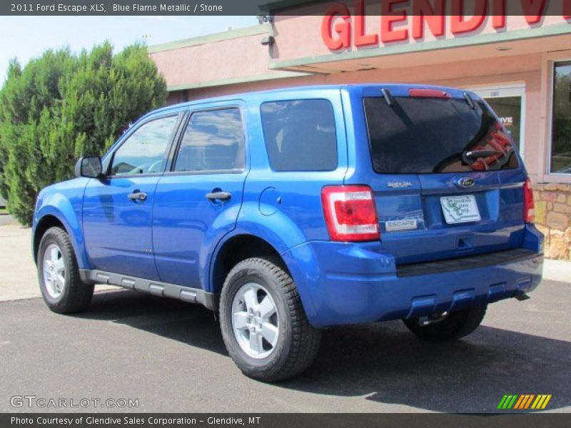 Blue Flame Metallic / Stone 2011 Ford Escape XLS