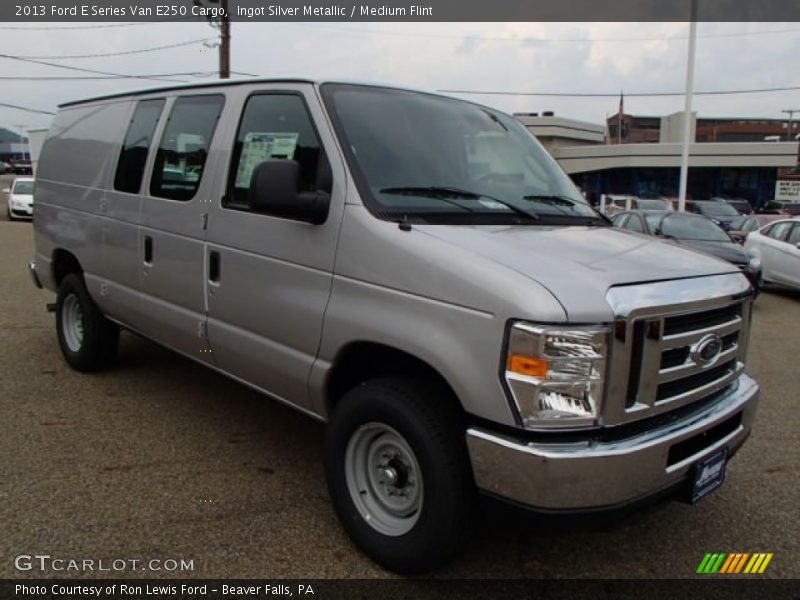 Ingot Silver Metallic / Medium Flint 2013 Ford E Series Van E250 Cargo