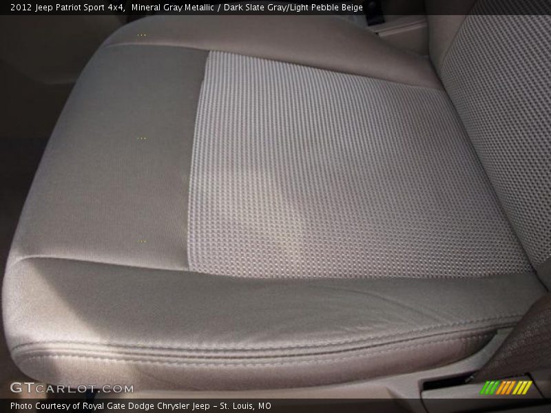 Mineral Gray Metallic / Dark Slate Gray/Light Pebble Beige 2012 Jeep Patriot Sport 4x4