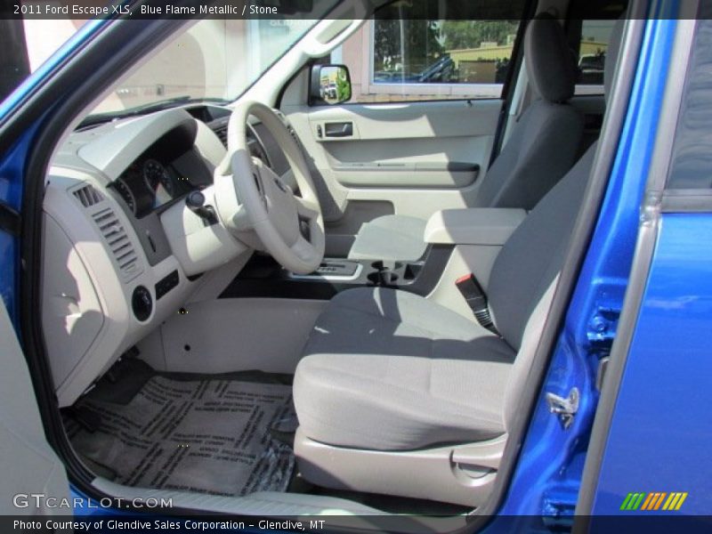 Blue Flame Metallic / Stone 2011 Ford Escape XLS