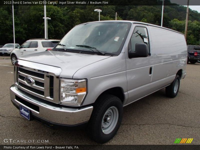 Ingot Silver Metallic / Medium Flint 2013 Ford E Series Van E250 Cargo