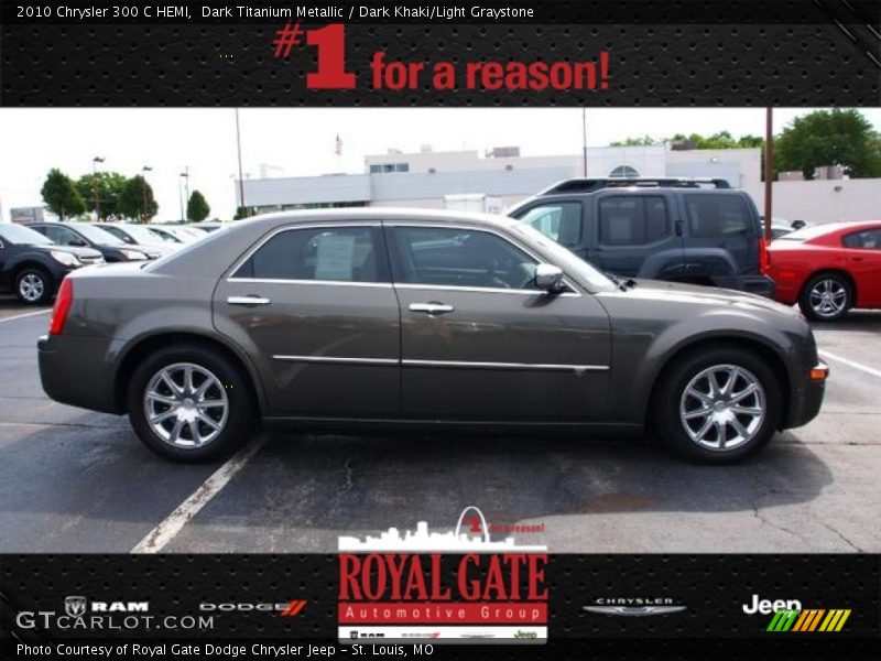 Dark Titanium Metallic / Dark Khaki/Light Graystone 2010 Chrysler 300 C HEMI