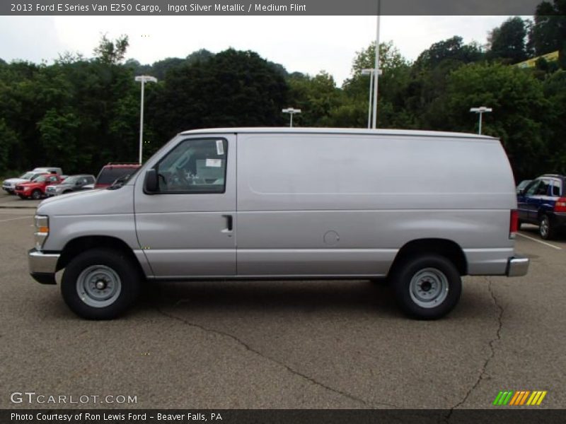 Ingot Silver Metallic / Medium Flint 2013 Ford E Series Van E250 Cargo
