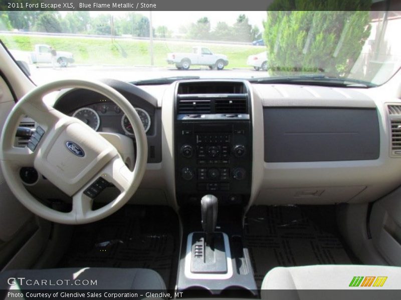 Blue Flame Metallic / Stone 2011 Ford Escape XLS