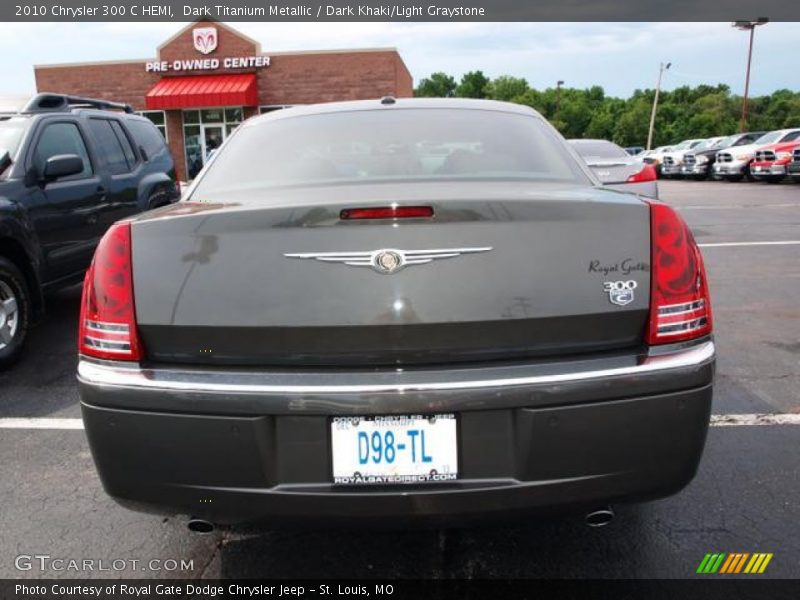 Dark Titanium Metallic / Dark Khaki/Light Graystone 2010 Chrysler 300 C HEMI