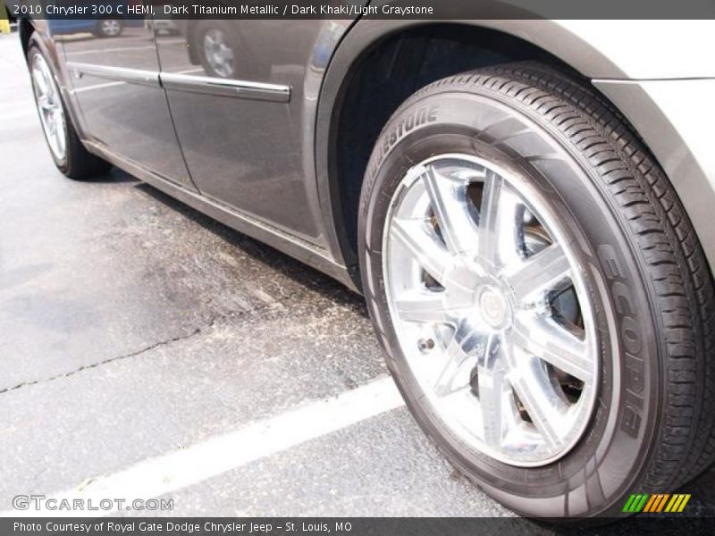Dark Titanium Metallic / Dark Khaki/Light Graystone 2010 Chrysler 300 C HEMI