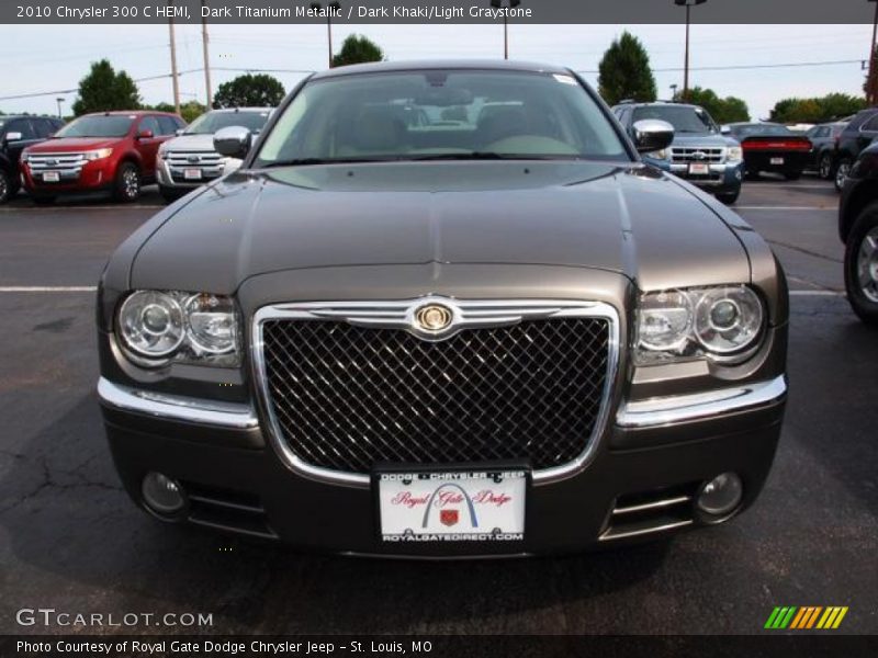 Dark Titanium Metallic / Dark Khaki/Light Graystone 2010 Chrysler 300 C HEMI