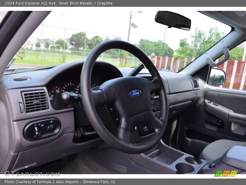 Silver Birch Metallic / Graphite 2004 Ford Explorer XLS 4x4