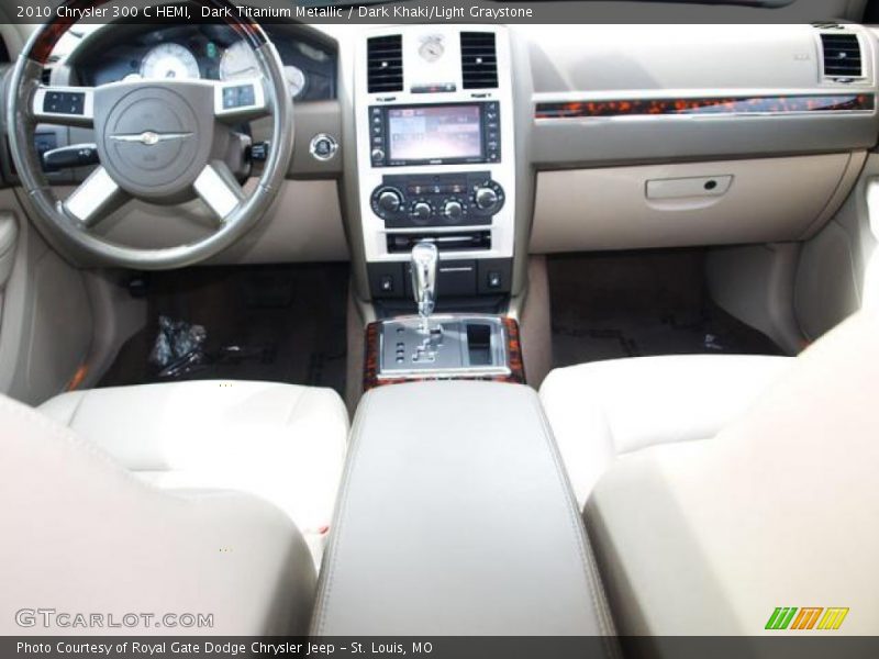 Dark Titanium Metallic / Dark Khaki/Light Graystone 2010 Chrysler 300 C HEMI