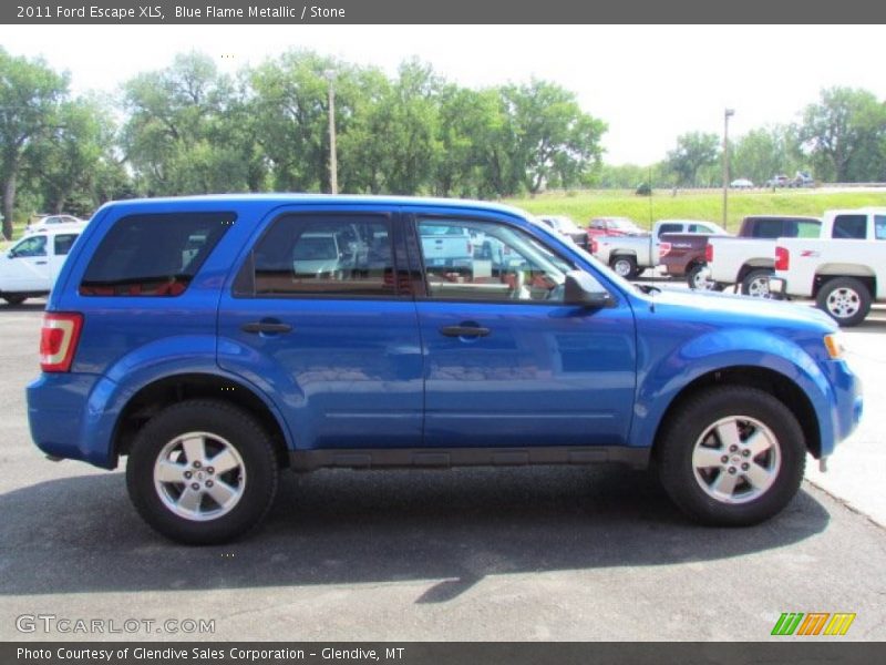 Blue Flame Metallic / Stone 2011 Ford Escape XLS