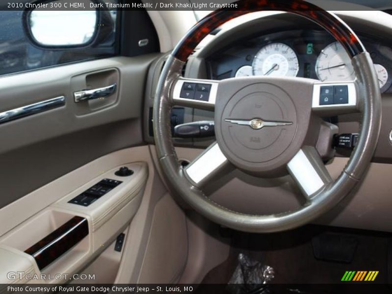 Dark Titanium Metallic / Dark Khaki/Light Graystone 2010 Chrysler 300 C HEMI
