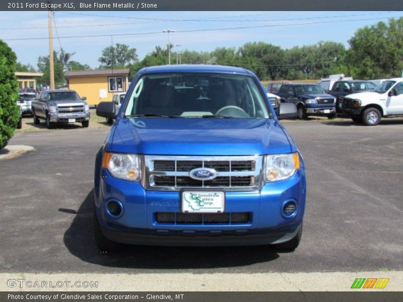 Blue Flame Metallic / Stone 2011 Ford Escape XLS