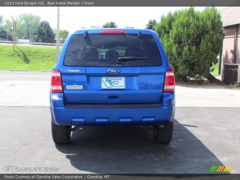 Blue Flame Metallic / Stone 2011 Ford Escape XLS
