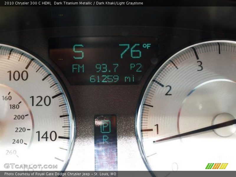 Dark Titanium Metallic / Dark Khaki/Light Graystone 2010 Chrysler 300 C HEMI