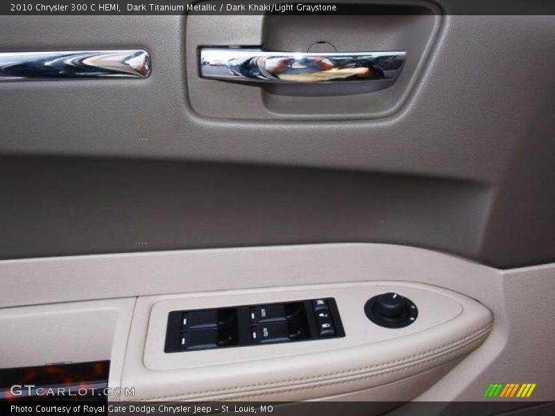 Dark Titanium Metallic / Dark Khaki/Light Graystone 2010 Chrysler 300 C HEMI