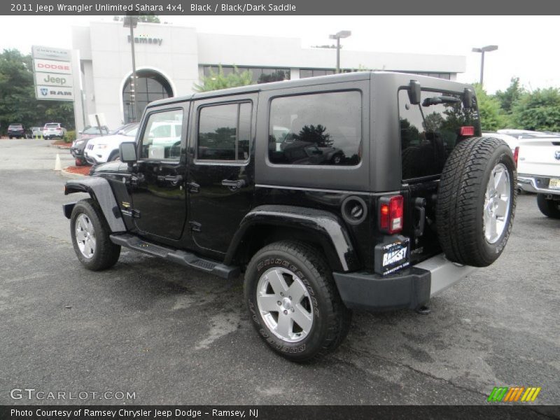Black / Black/Dark Saddle 2011 Jeep Wrangler Unlimited Sahara 4x4