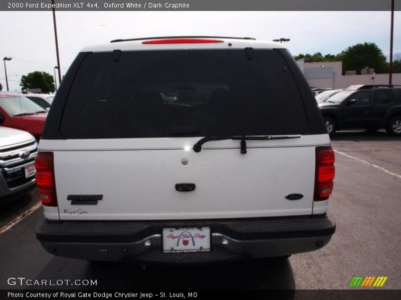 Oxford White / Dark Graphite 2000 Ford Expedition XLT 4x4