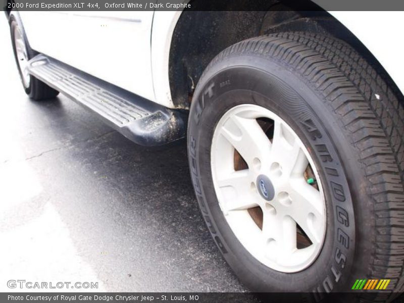 Oxford White / Dark Graphite 2000 Ford Expedition XLT 4x4
