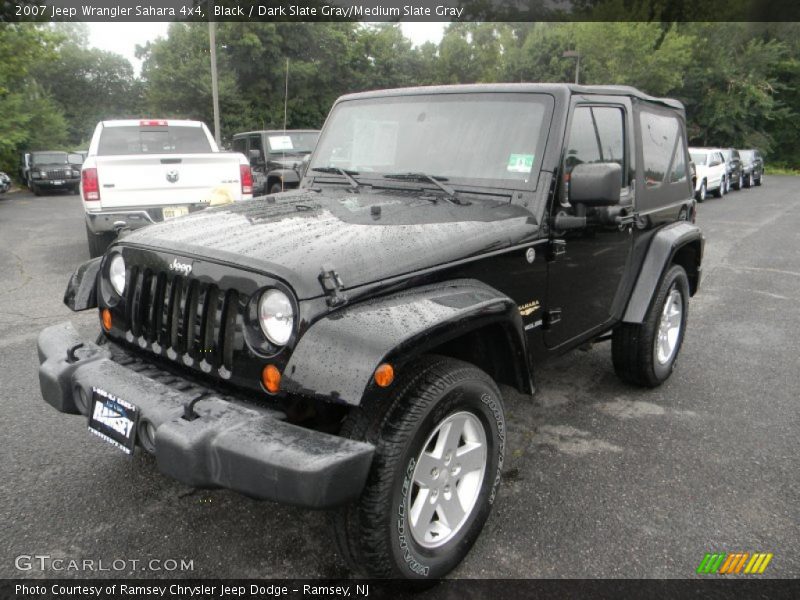 Black / Dark Slate Gray/Medium Slate Gray 2007 Jeep Wrangler Sahara 4x4