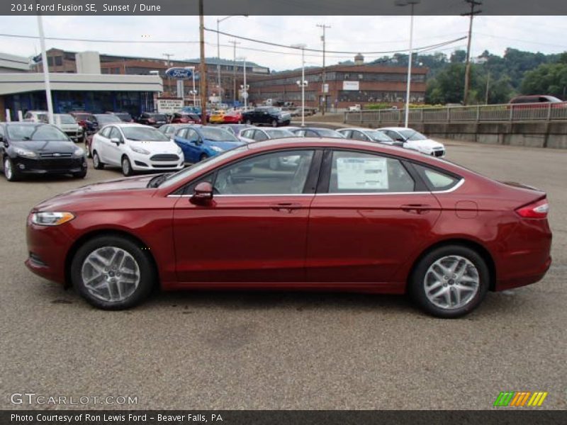  2014 Fusion SE Sunset