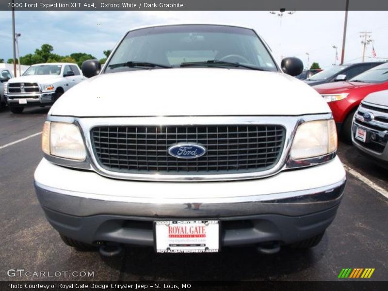 Oxford White / Dark Graphite 2000 Ford Expedition XLT 4x4