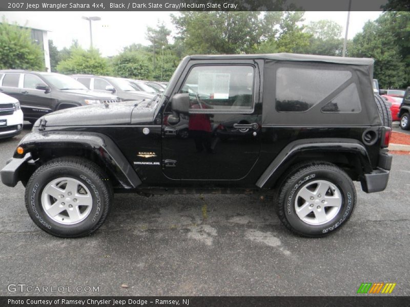 Black / Dark Slate Gray/Medium Slate Gray 2007 Jeep Wrangler Sahara 4x4