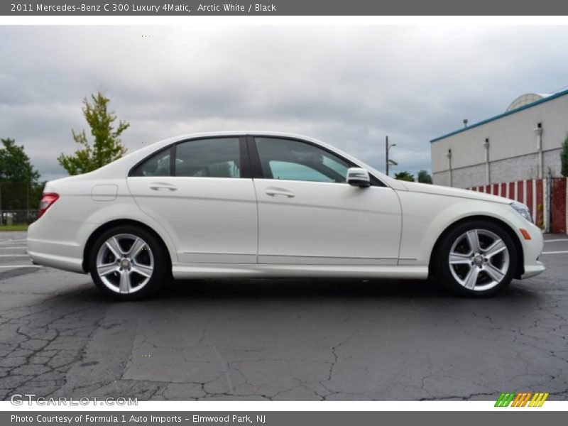 Arctic White / Black 2011 Mercedes-Benz C 300 Luxury 4Matic