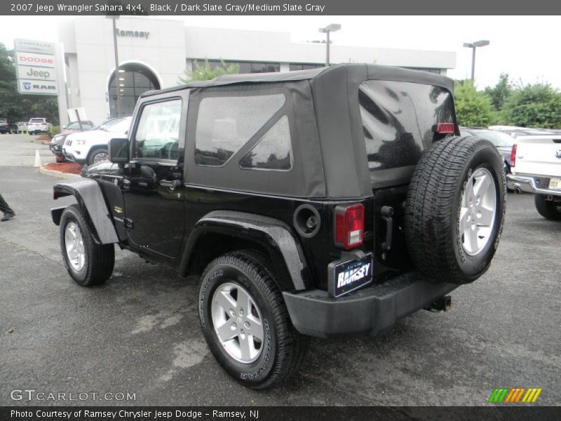 Black / Dark Slate Gray/Medium Slate Gray 2007 Jeep Wrangler Sahara 4x4