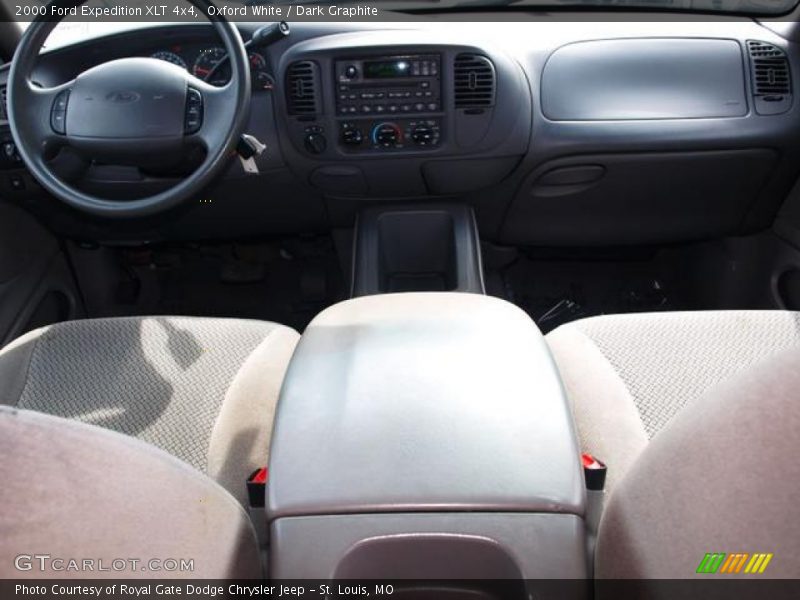 Oxford White / Dark Graphite 2000 Ford Expedition XLT 4x4