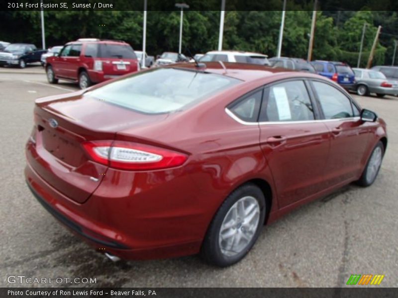 Sunset / Dune 2014 Ford Fusion SE