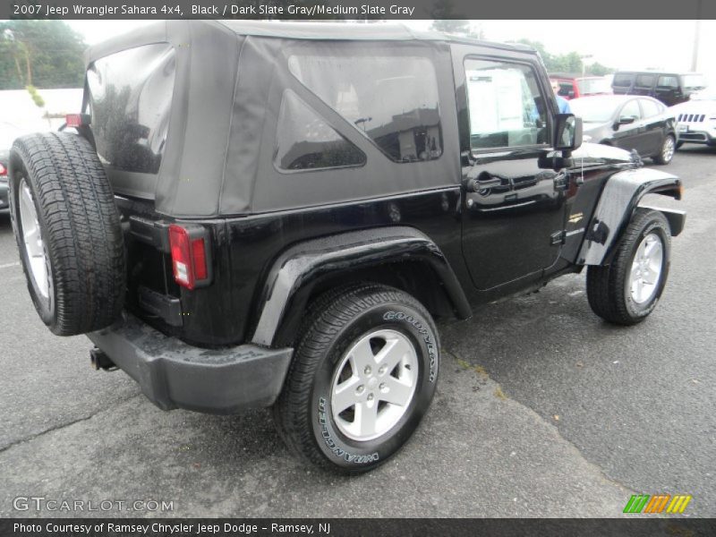 Black / Dark Slate Gray/Medium Slate Gray 2007 Jeep Wrangler Sahara 4x4