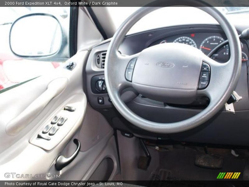 Oxford White / Dark Graphite 2000 Ford Expedition XLT 4x4