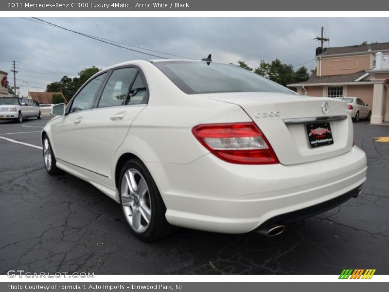 Arctic White / Black 2011 Mercedes-Benz C 300 Luxury 4Matic
