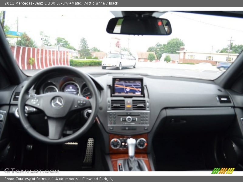 Arctic White / Black 2011 Mercedes-Benz C 300 Luxury 4Matic