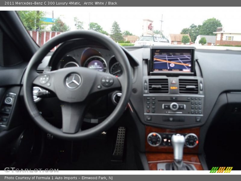 Arctic White / Black 2011 Mercedes-Benz C 300 Luxury 4Matic