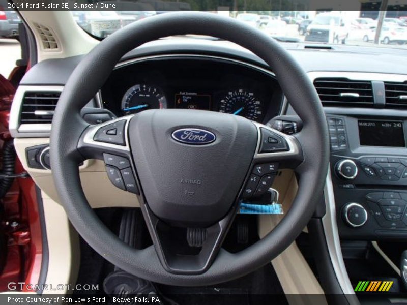  2014 Fusion SE Steering Wheel