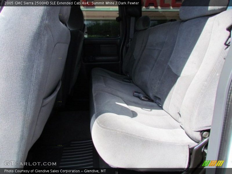 Summit White / Dark Pewter 2005 GMC Sierra 2500HD SLE Extended Cab 4x4