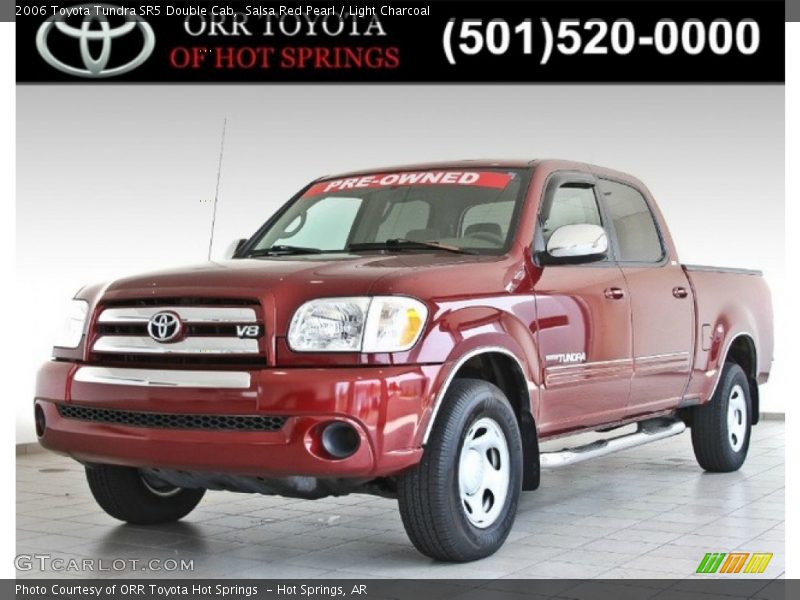 Salsa Red Pearl / Light Charcoal 2006 Toyota Tundra SR5 Double Cab