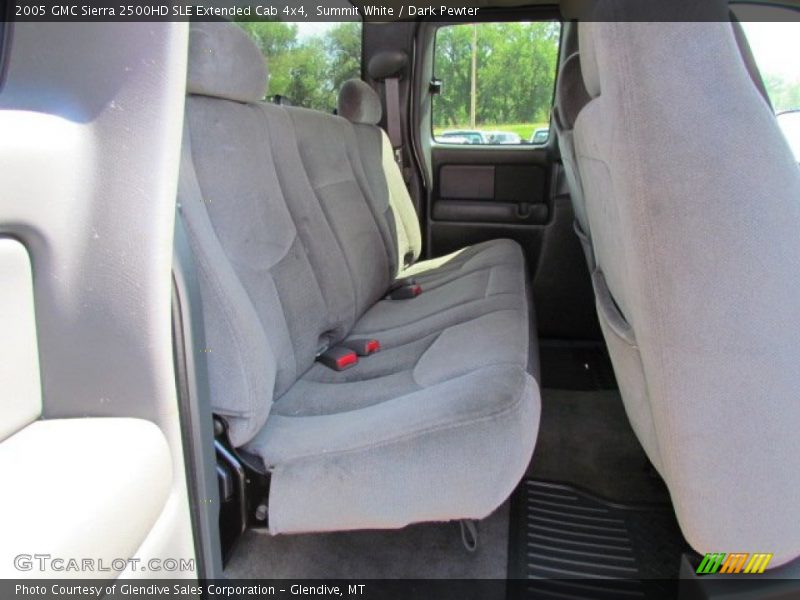 Summit White / Dark Pewter 2005 GMC Sierra 2500HD SLE Extended Cab 4x4