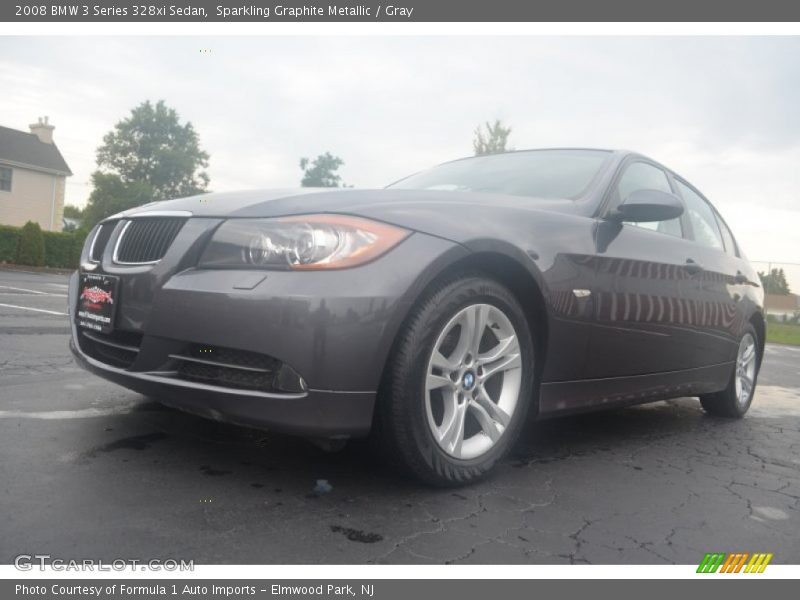 Sparkling Graphite Metallic / Gray 2008 BMW 3 Series 328xi Sedan