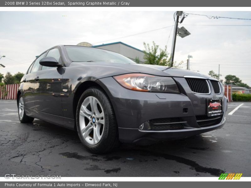 Sparkling Graphite Metallic / Gray 2008 BMW 3 Series 328xi Sedan