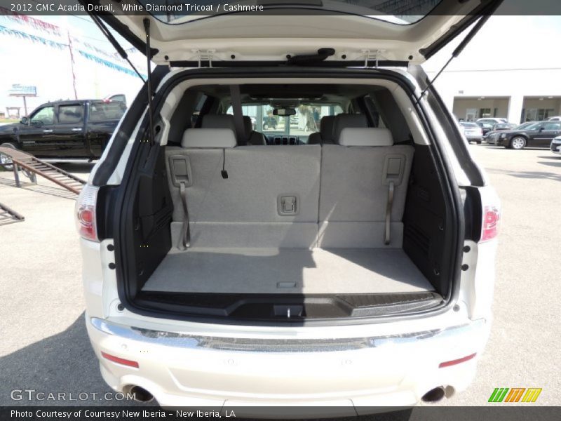 White Diamond Tricoat / Cashmere 2012 GMC Acadia Denali